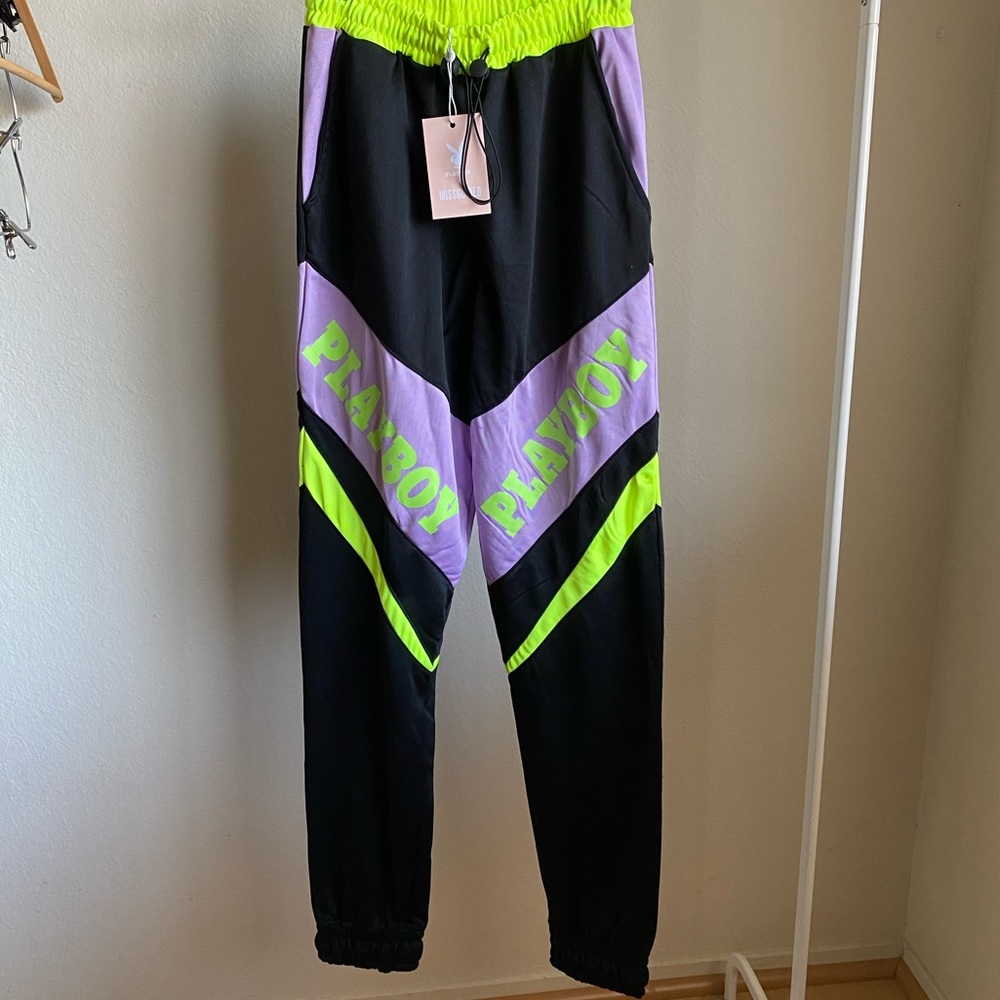 NWT Playboy x Missguided Track Pants